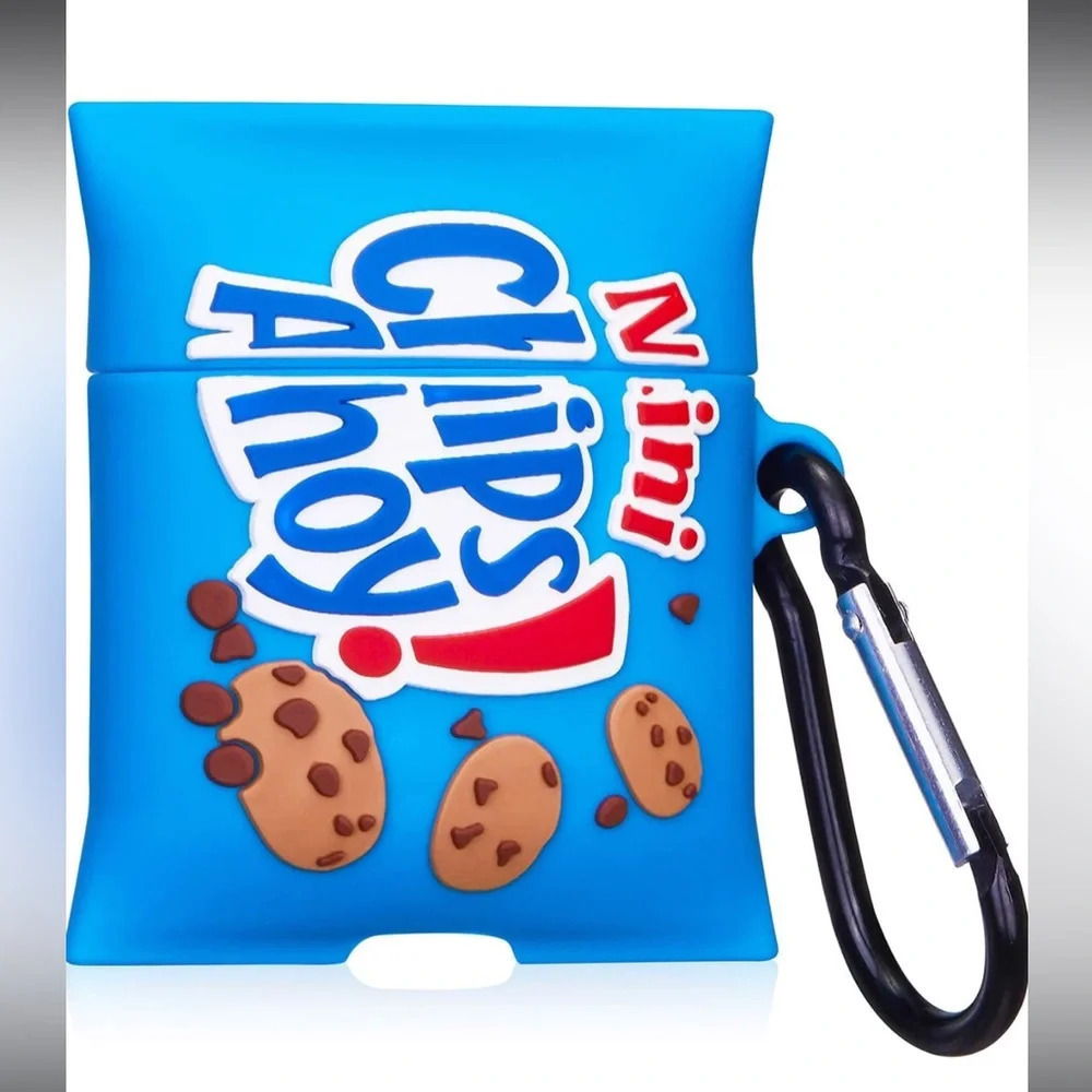 🆕 Soft Protective Chips Ahoy Design Air Pods Cover - Picture 2 of 4